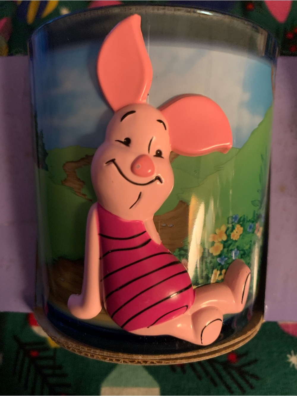 Disney Winnie the Pooh Yellow and Red plastic Mug with 3D Hunny Pot - Picture 2 of 9